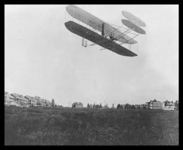  The Army required the WRIGHT FLYER to achieve a speed of 40 mph.  This was accomplished with a higher octane gas.  Wright flew longer each day staying aloft for more than an hour at a time.  WRIGHT Flyer soaring over Ft. Myer.